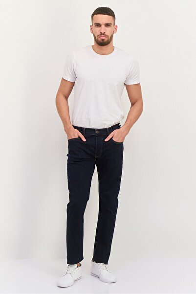 Riders by Lee Men Slim Fit Washed Stretchable Tapered Jeans, Grey