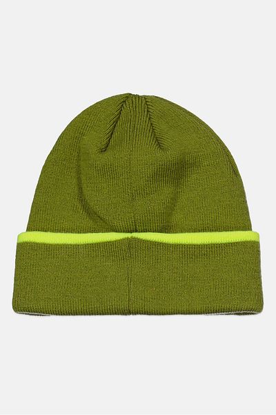 Fila Men Brand Logo Beanie Hat, Green Combo