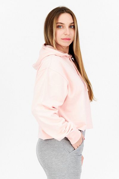New Balance Women Sportswear Fit Brand Logo Training Hoodies, Pink