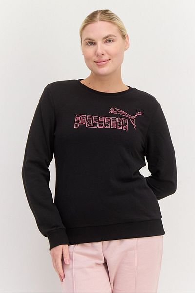 Puma Women Sportswear Fit Long Sleeves Training Sweatshirt, Black
