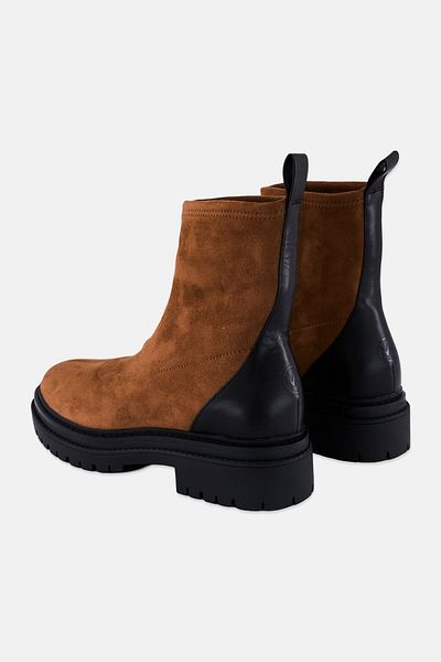 Michael Kors Women Medium Comet Lug Slip On Ankle Boots, Brown