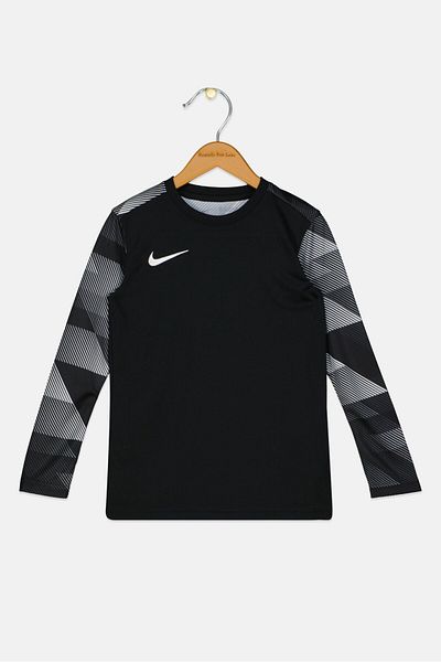 Nike Kids Boy Sportswear Fit Long Sleeves Training T-shirts, Black