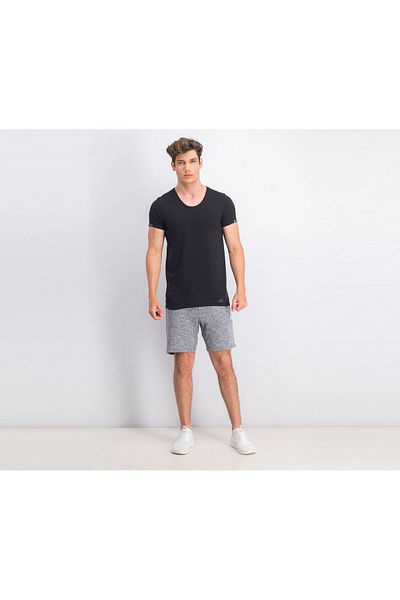 adidas Men Short Sleeve Running T-shirt, Black