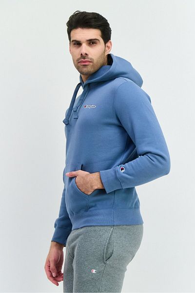 Champion Men Sportswear Fit Long Sleeves Outdoor Sweatshirt, Sage Blue