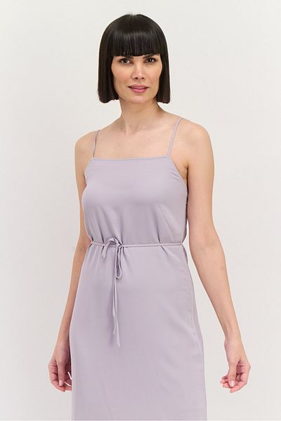 Calvin Klein Women Plain Midi Dress, Purple