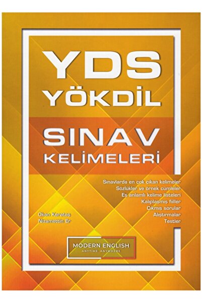Genel Markalar YDS YÖKDİL Sınav Kelimeleri - Okan Karataş, Nizamettin Er Modern English