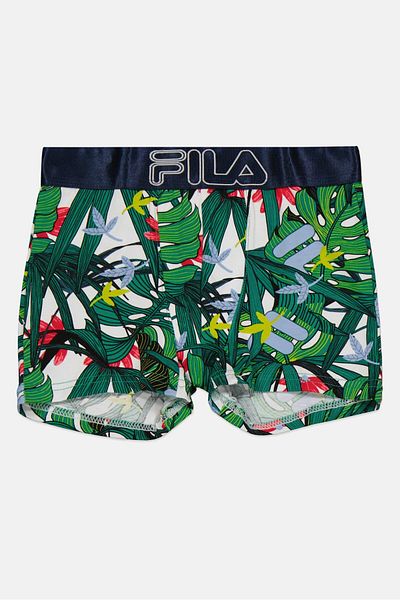 Fila ملابس داخلية قصيرة مطبوعة بالكامل للأولاد، قطعة واحدة، مجموعة خضراء