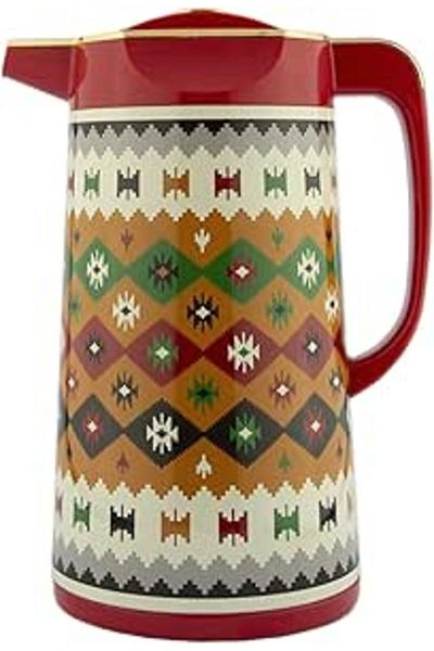 ALSAIF Coffee And Tea Vacuum Flask Size: 1.0 L Color: Red