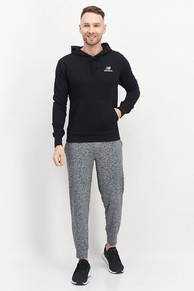 New Balance Men Relaxed Fit Long Sleeve Training Hoodies, Black