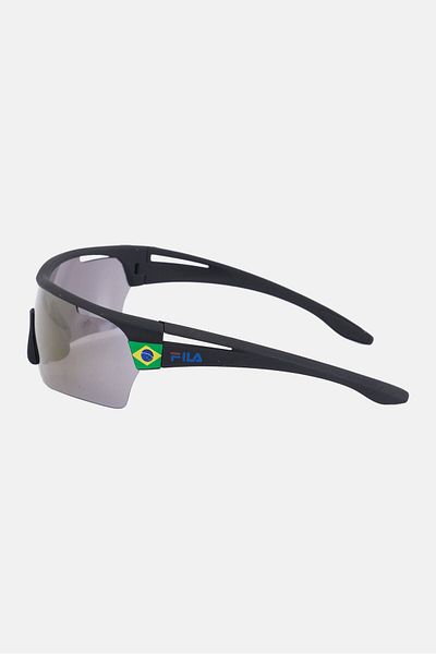 Fila Men Sf221 Brazil Sport Sunglasses, Black