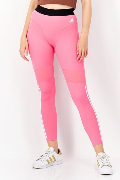 adidas Women Tight Fit Training Leggings, Pink