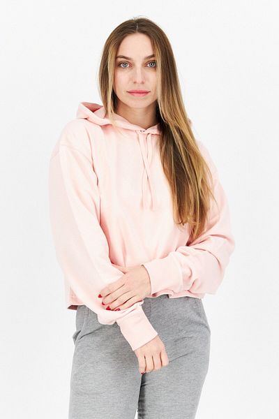 New Balance Women Sportswear Fit Brand Logo Training Hoodies, Pink