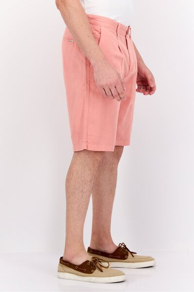 Pepe Jeans Men Relaxed Fit Plain Basic Shorts, Pink