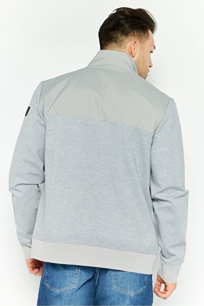 Michael Kors Men Sportwear Fit Long Sleeves Outdoor Sweatshirt, Grey