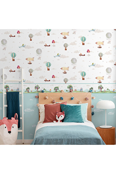 SURYA Çocuk Odası Duvar Kağıdı Bulutlar