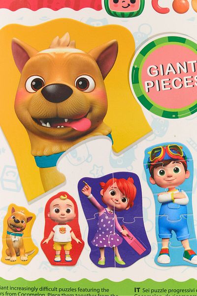 Cocomelon Giant Progressive Puzzle, Red Combo