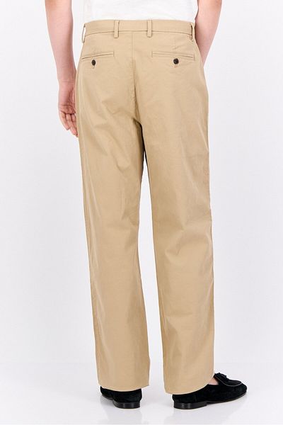 GAP Men Loose Fit Plain Chino Pants, Khaki