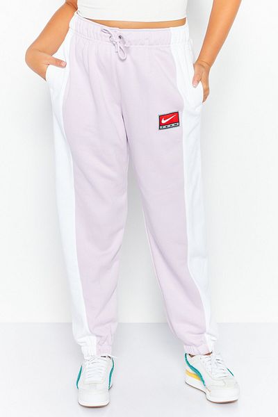 Nike Women Loose Fit Brand Logo Outdoor Sweatpants, White