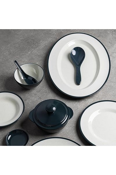 cc bin shihon Premium Melamine Dinner Set 40 Pieces Service for 6 Melamine Plates Set Healthy Melamine Dinner Set