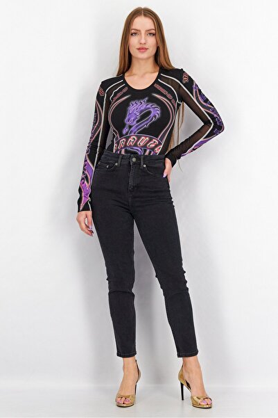 The Kooples Women Regular Fit Solid Stretchable Jeans, Black