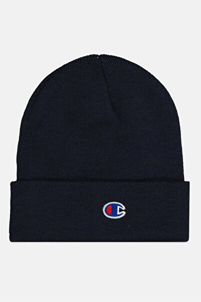 Champion Men Embroidered Logo Beanie, Navy