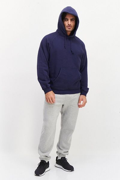 Champion Men Sportswear Fit Patch Logo Outdoor Sweatshirts, Navy