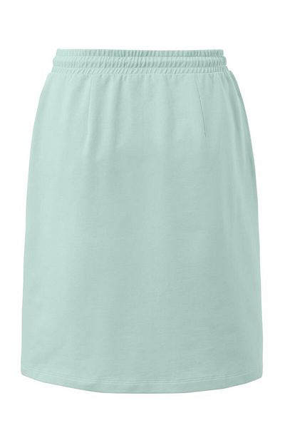 Tchibo Women Solid Sweat Mini Skirt, Mint