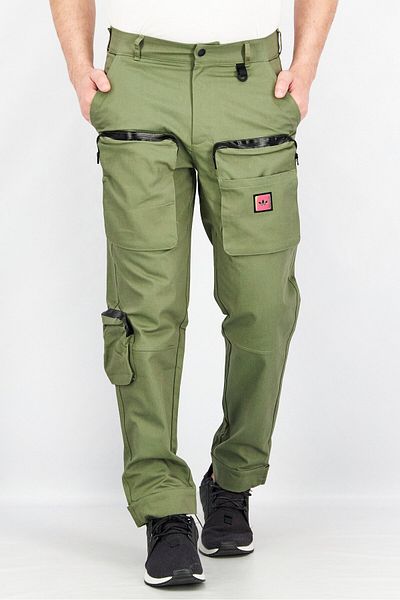 adidas Men Sportswear Fit Plain Cargo Pants, Pale Green