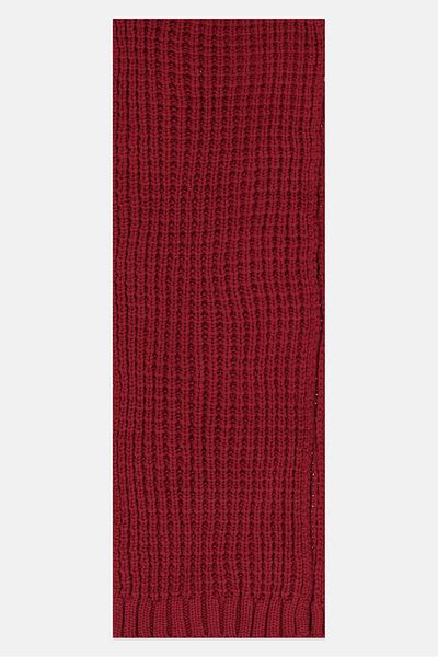 Asos Design Women Knitted Scarfs 180 X 35 Cm, Burgundy
