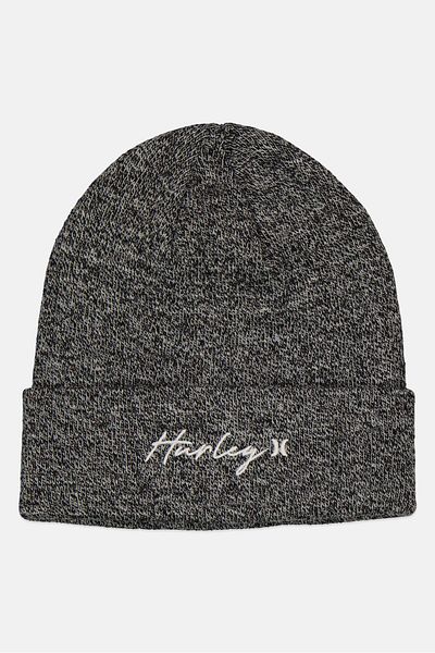 Hurley قبعة رجالية مطرزة بشعار، رمادي