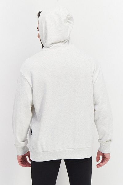 New Balance Men Oversized Fit Long Sleeve Outdoor Sweatshirt, Light Grey