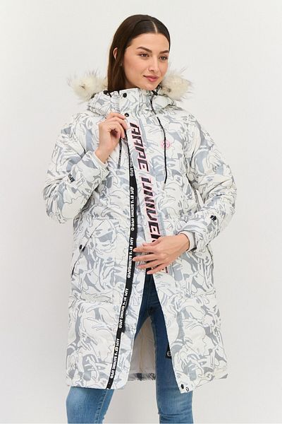 Aape By A Bathing Ape Women Camouflage Puffer Jacket, Multicolor