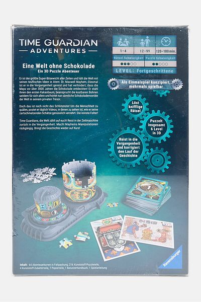 RAVENSBURGER Time Guardian Adventures 3D Puzzle Game, Sage Green