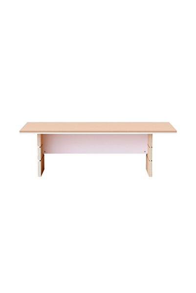 Mahmayi Zelda Conference Table | Office Conference cum Meeting Table, Oak_240cm