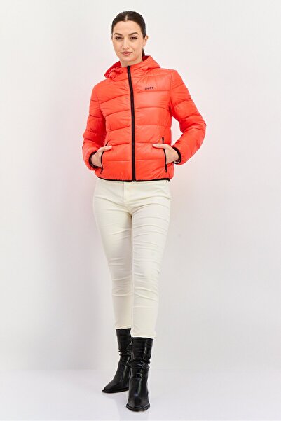 Hugo Boss Women Quilted Puffer Jacket, Red