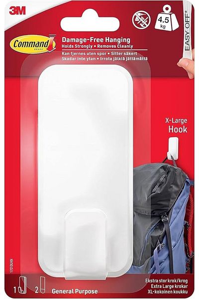 COMMAND ™ Utility Hook X-Large 17010 1HK+2S/PK