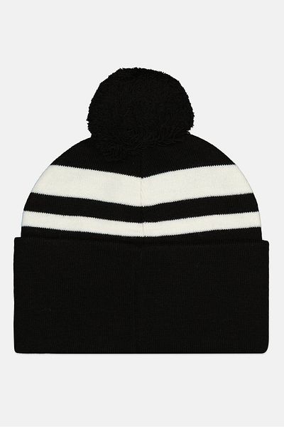 Champion Women Embroidered Logo Pom Pom Beanie Hat, Black