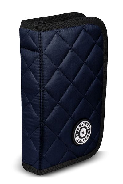Jacbag Cover Soft-Hard Cover Quilted Pencil Case with Bookmark