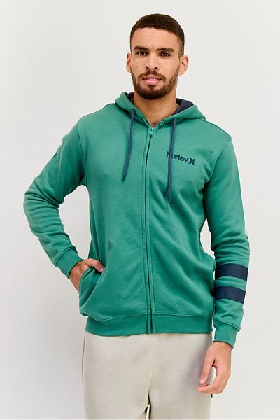 Hurley Men Sportswear Fit Long Sleeves Outdoor Sweatshirt, Green