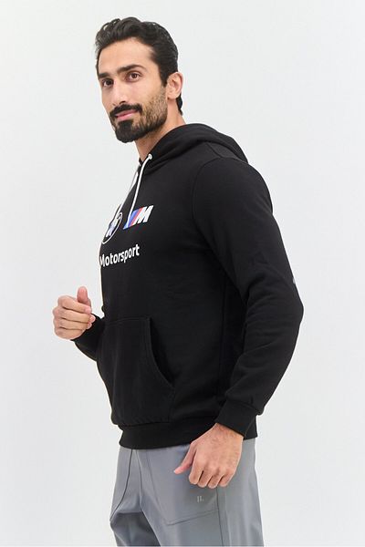 Puma X Bmw Motorsport Men Sportswear Fit Hooded Sweatshirt, Black