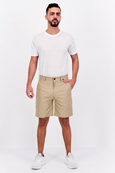 Hurley Men Sportswear Fit Plain Outdoor Shorts, Beige