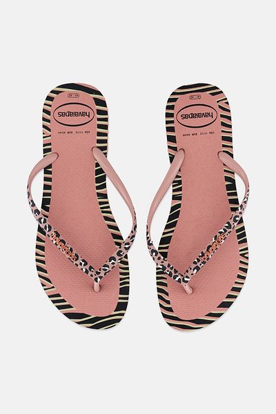 Havaianas Women Style 2 Slip On Slippers, Pink Combo
