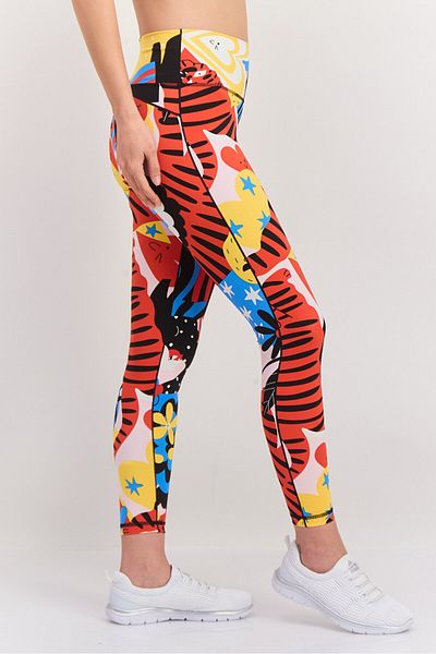 adidas Women Sportswear Fit Training Tights, Red
