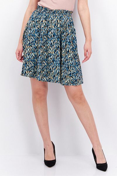 Esprit Women Allover Print Pull-on Mini Skirt, Green Combo