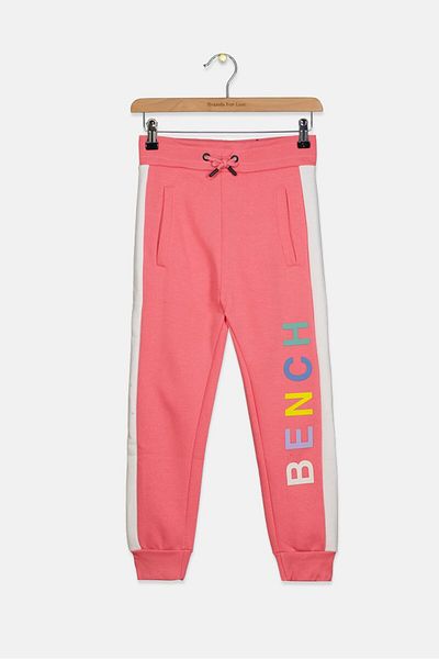 BENCH Kid Girl Side Pocket Drawstring Tulma Sweatpants, Pink