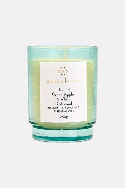 NANETTE LEPORE Hint Of Green Apple And White Driftwood Natural Soy Wax 250g, ...