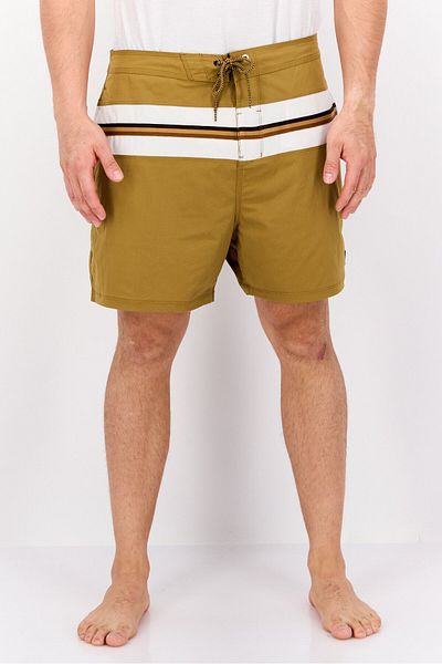 Hurley Men Brand Logo Board Shorts, Brown Combo
