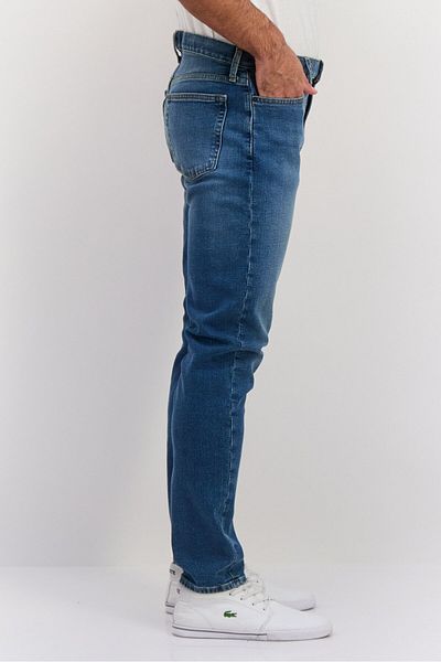 GAP Men Straight Taper Fit Washed Stretchable Denim, Blue