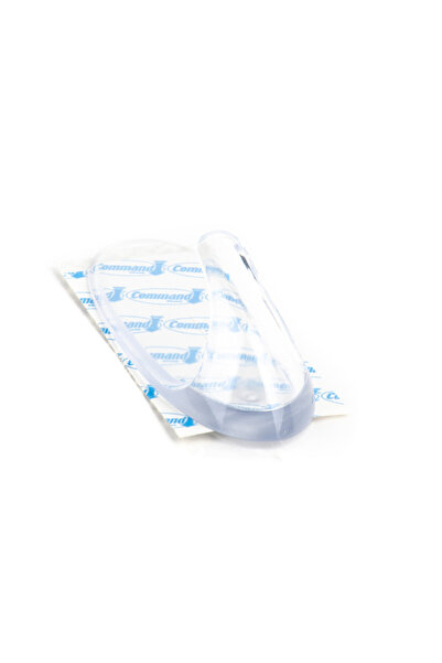 COMMAND 17093CLRES LARGE CLEAR HOOK W/C LEAR STRP