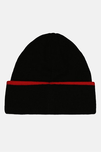 Fila Women Brand Logo Beanie Hat, Black